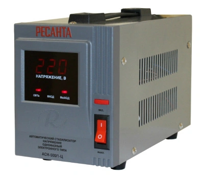 Стабилизатор напряжения однофазный Ресанта АСН-500/1-Ц, 0,5 кВт